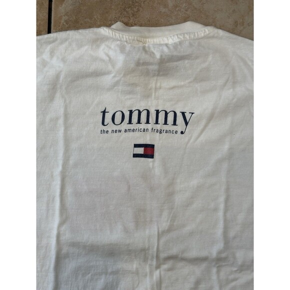 Vintage Tommy Hilfiger Tommy Cologne Promo T Shirt American Fragrance XL USA - Picture 5 of 6